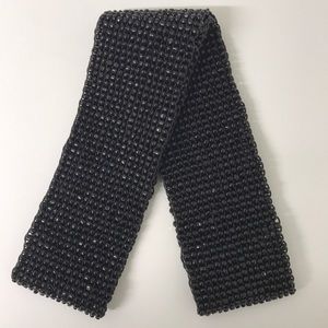 Beaded Black Belt Beads Wide Stretchy Cute Chic